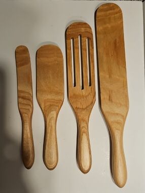 MAD HUNGRY ACACIA 4 PIECE WOODEN KITCHEN UTENSILS